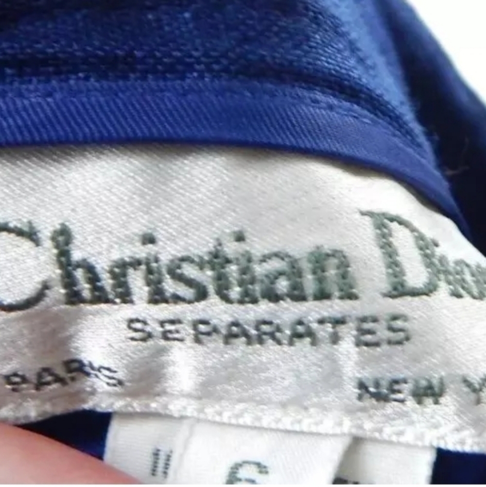 Vintage Christian Dior Separates Linen Maxi Skirt - Picture 4 of 4